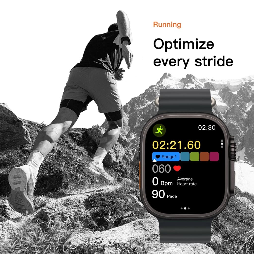 Relógio Smartwatch Ultra 5 Plus Super Amoled 8ATM lançamento 2026 Envio Imediato Microwear W69
